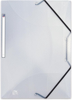 Elastomap Oxford Hawai A4 15mm 3 kleppen PP transparant - 20 stuks