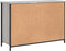 vidaXL - Dressoir - 100x35x70 - cm - bewerkt - hout - grijs - sonoma