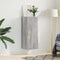 vidaXL - Hangkast - 34,5x34x90 - cm - grijs - sonoma - eikenkleurig
