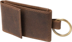 Alassio mini portefeuille - leer - bruin - JU-42243