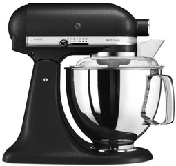 KitchenAid Artisan 5KSM175PSEBK - Keukenrobot - 4,8L RVS kom 300W - Vulkaanzwart