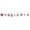Kerst Decoratie Set DKD Home Decor Polyester (22 x 8 x 1 cm) (3 Stuks)