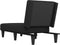 vidaXL - Chaise - longue - stof - zwart