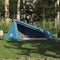 vidaXL - Tunneltent - 1-persoons - waterdicht - blauw