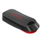 SanDisk Cruzer Snap - USB-stick 128GB - USB 2.0 - Zwart