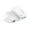TP-Link TL-WPA4220 - Powerline adapter - AV600 - Wi-Fi kloon toets - (2 stuks)