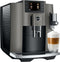 Jura E8 (EC) - Volautomatische koffiemachine - 17 koffiespecialiteiten - Dark Inox