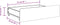 vidaXL - Opberglades - bed - 2 - st - bewerkt - hout - en - fluweel - lichtgrijs