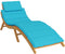 vidaXL - Ligbedkussen - oxford - stof - turquoise