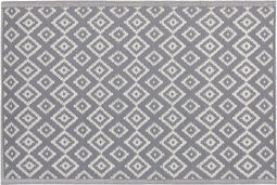 DHULE - Outdoor kleed - Grijs - 120 x 180 cm - Polypropyleen