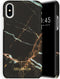 Selencia Hoesje Geschikt voor iPhone Xs / X Hoesje - Selencia Maya Fashion Backcover - zwart