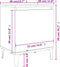 vidaXL - Nachtkastjes - met - metalen - poten - 40x30x50 - cm - sonoma - eiken - en - wit