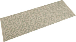vidaXL - Keukenmat - wasbaar - bladprint - 60x180 - cm - fluweel