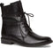 MARCO TOZZI MT Feel and Leather - Dames Lace Boot Flat - Leer - Zwart - Maat 38