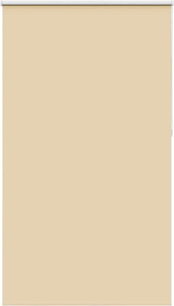 vidaXL - Rolgordijn - verduisterend - 130x210 - cm - stofbreedte - 126,6 - cm - beige