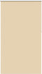 vidaXL - Rolgordijn - verduisterend - 130x210 - cm - stofbreedte - 126,6 - cm - beige