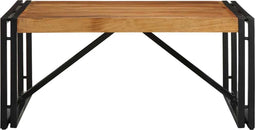 vidaXL - Salontafel - 80x80x35 - cm - massief - acaciahout