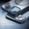 Dux Ducis Aimo - Geschikt voor iPhone 15 - magnetisch Back cover hoesje - Zwart