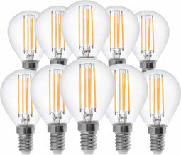 V-tac VT-1996 10-pack Filament LED lampen kogel - E14 - 4W - 350 Lm - 3000K