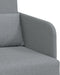 vidaXL - Ligbed - en - zetel - 2-in-1 - Lichtgrijs - 65x80x83 - cm - Stof