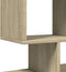 vidaXL - Kamerscherm - / - boekenkast - 92x29x112 - cm - hout - sonoma - eikenkleur
