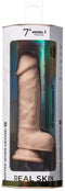 SILEXD - Real Skin - Realistische Dildo met Testikels - 18 cm - Lichte Huidskleur