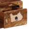vidaXL - Tv-meubel - wandmontage - 100x32x25 - cm - massief - gerecycled - hout
