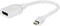 Gembird - Gembird Mini DisplayPort Male naar DisplayPort Female Adapterkabel Wit
