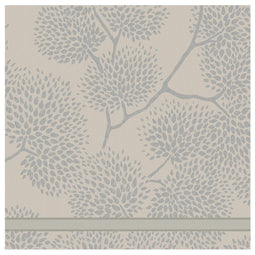 DDDDD Theedoek en Keukendoek Set - 100% Katoen - Bomenprint - Taupe (2 stuks)
