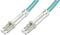 Digitus DK-2533-02-4 - Glasvezel Aansluitkabel - LC-stekker naar LC-stekker - 50/125µ 2m Blauw Paars