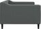 vidaXL - Slaapbank - 90x200 - cm - stof - donkergrijs