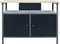 vidaXL - Werkbank - 120x60x85 - cm - staal - zwart