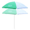 AXI Parasol in Groen / Wit - Kinderparasol van 125cm voor kinderen - Compatibel met AXI picknicktafels, watertafels & zandbakken