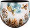 TS Collection - Bloempot Fresia fresh - 33x28 - Metaal & Epoxy - Exclusieve woonitems voor binnen - Handgemaakt - Unieke print - Designed by Lammie