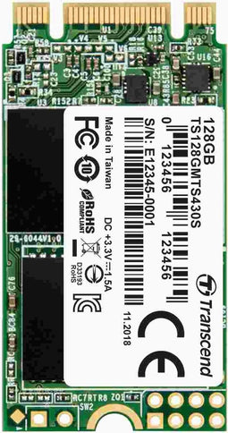 Transcend 430S - M.2 SSD 128GB - SATA III 6Gb/s 560MB/s