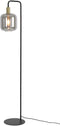 Light & Living Lekar - Vloerlamp - Antiek Brons/Smoke Glas - Ø28x155 cm