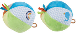 Goki Zachte Bal met een Bel Blauw Groen