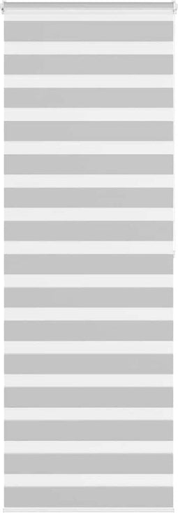 vidaXL - Zebra - rolgordijn - 70x200 - cm - stofbreedte - 65,9 - cm - lichtgrijs