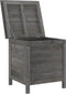 vidaXL - Tuinbox - 50x49x56,5 - cm - massief - vurenhout - antracietkleurig