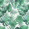 vidaXL - Stoelkussens - 2 - st - bladpatroon - 40x40x3 - cm - stof