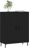 vidaXL - Dressoir - 69,5x34x90 - cm - bewerkt - hout - zwart