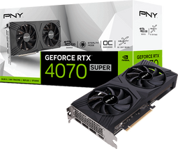PNY GeForce RTX 4070 SUPER (2023) - Videokaart - 12GB GDDR6X - Overclocked Dual Fan