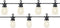 LED lampverl.hel.starterkit bu/9.5m-20L/zwart/warm wit