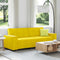 vidaXL - Driezitsbank - 180 - cm - fluweel - geel