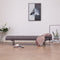 vidaXL - Slaapbank - met - twee - kussens - polyester - taupe