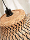 GOOD&MOJO Hanglamp Ibiza - Bamboe/Zwart - 65x65x20cm - - Hanglampen Eetkamer, Slaapkamer, Woonkamer