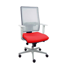 Bureaustoel Horna Piqueras y Crespo 50B4BRP Wit Rood