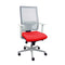 Bureaustoel Horna Piqueras y Crespo 50B4BRP Wit Rood
