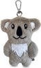 Bitten Keyfriend Sleutelhanger - Knuffeltje - Verpakking van gerecycled karton - Curious Koala - Grijs/Wit