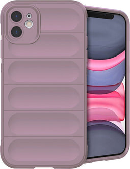 imoshion Hoesje - Geschikt voor iPhone 11 - EasyGrip Backcover - Paars